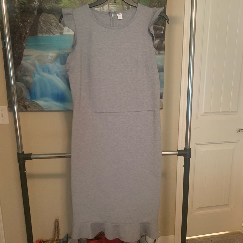 Old Navy Size Large (Tall) Grey/blue Dress